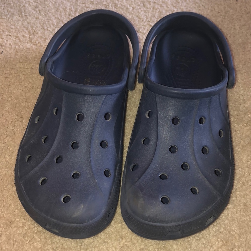 Navy Blue Crocs